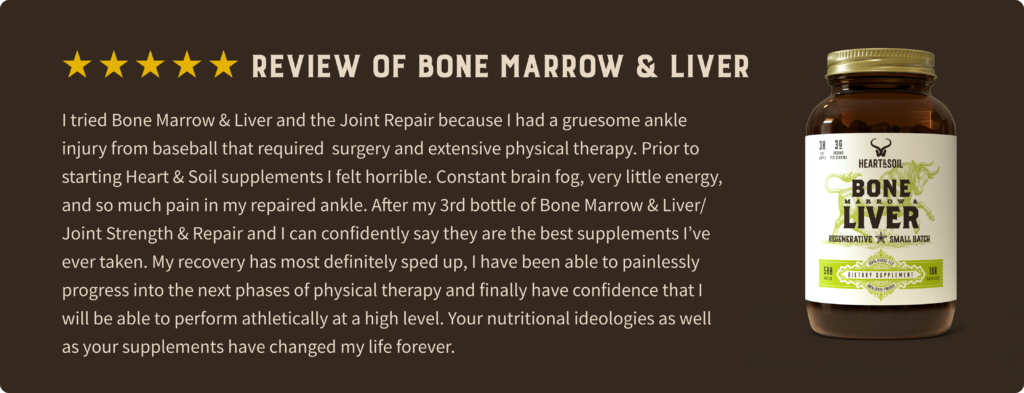 Customer review of Bone Marrow & Liver from Heart & Soil