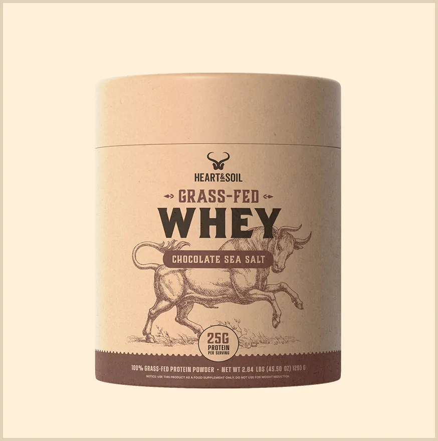 GRASS-FED WHEY CHOCOLATE SEA SALT