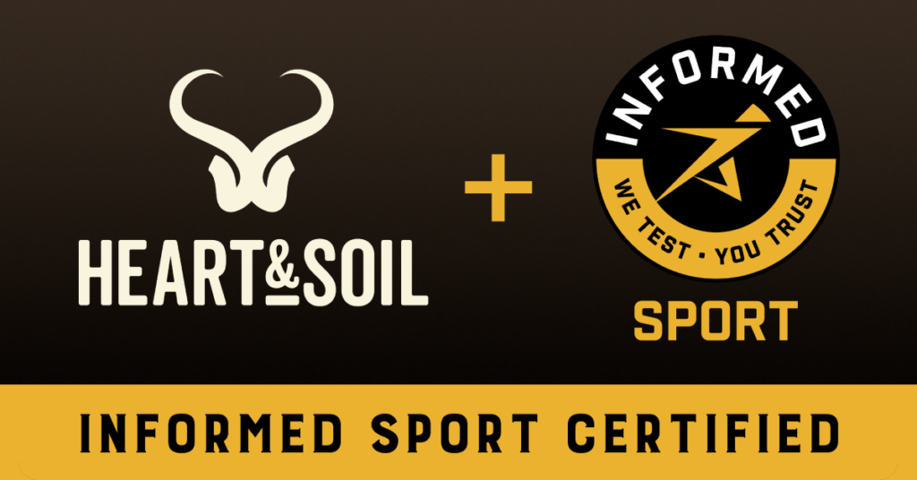 The Heart & Soil Standard: Announcing Our Informed Sport Certification! -  Heart & Soil Supplements