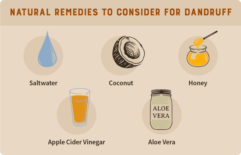 List of natural remedies against dandruff. 