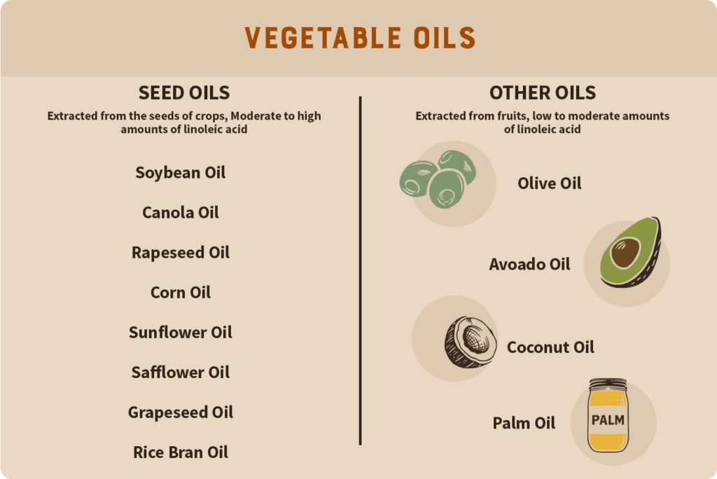 an explanation of vegetable vs seed oils