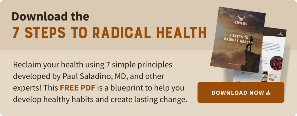 7 steps to radical health can be used to improve bloating and other health challenges. 