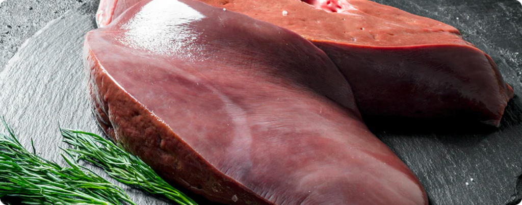 Beef liver is a rich source of natural vitamins and minerals. 