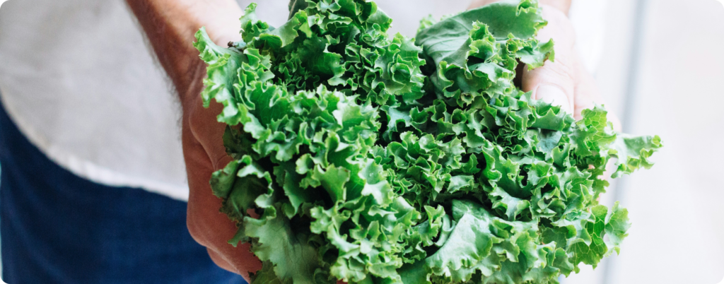 Kale contains goitrogens. 