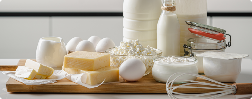 Dairy is a food source of vitamin D3