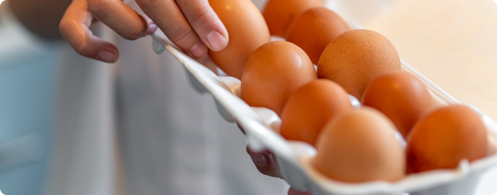 Eggs provide vitamin A