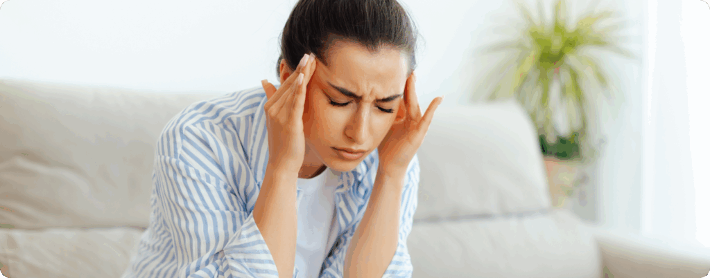One of the most common keto flu symptoms is headaches