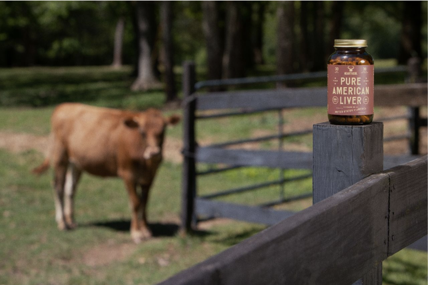 A photo of Pure American Liver from Heart & Soil supplements