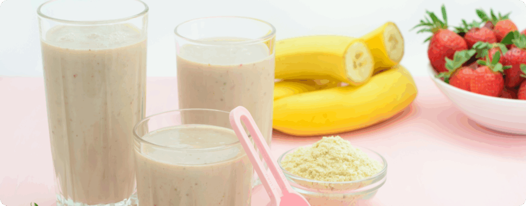 Both collagen and gelatin can be used for shakes and smoothies