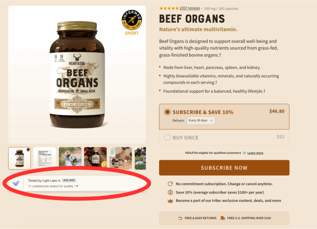 Issue #164: 40% of supplements are a scam | Heart & Soil Supplements