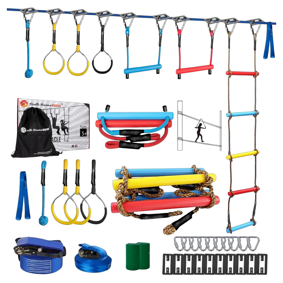 Ninja Warrior Outdoor Obstacle Course