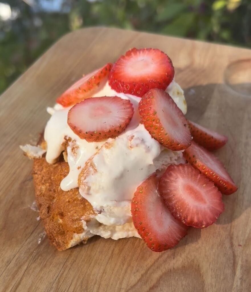 Healthy Angel Food Cake | Heart & Soil Supplements