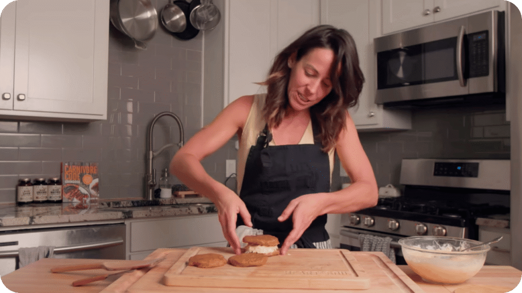 animal-based, gluten free ice cream sandwich recipe you can make at home