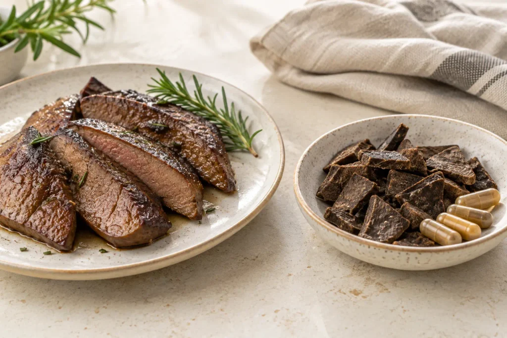 Fresh vs freeze-dried liver