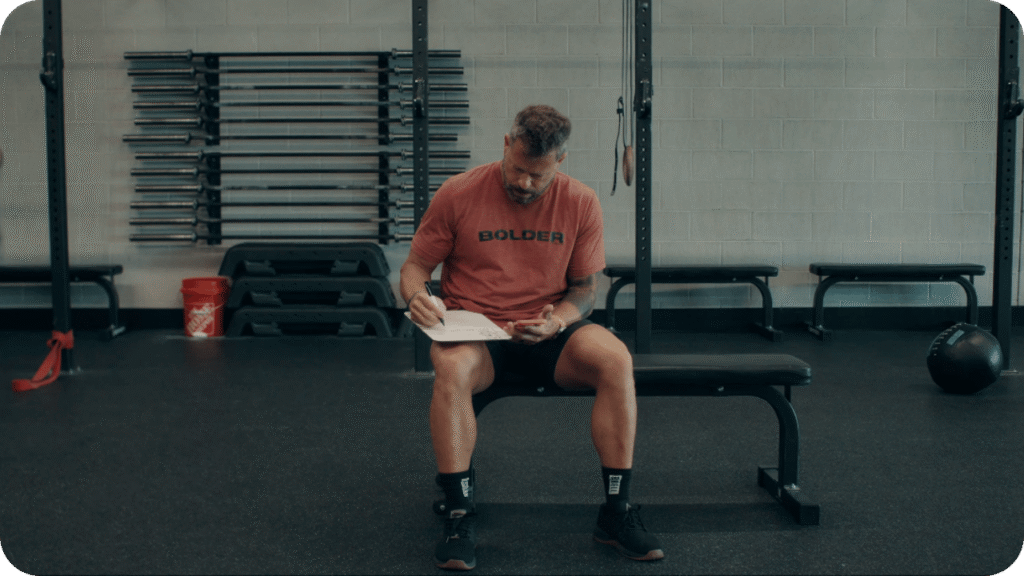 Jason Grubb training
