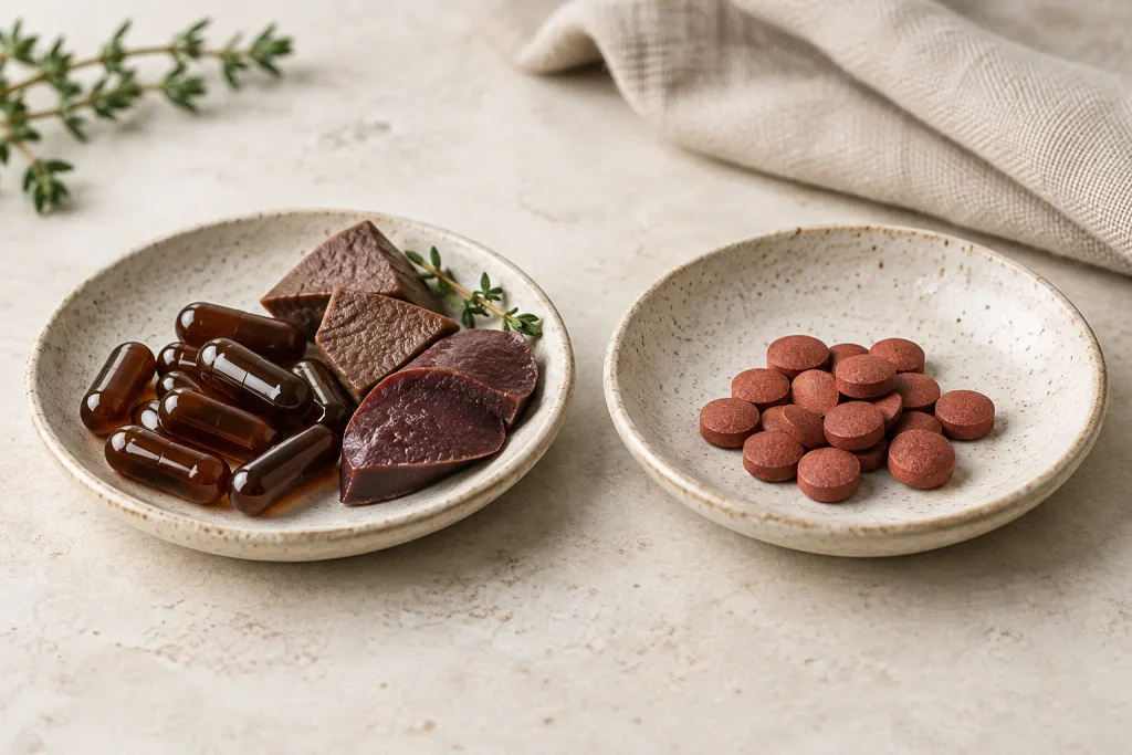 Whole-food vs conventional iron