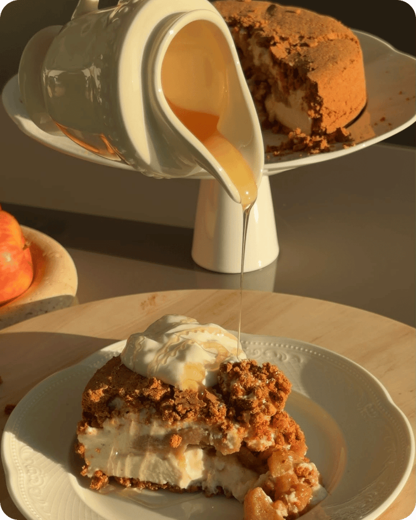 Easy Protein Cheesecake: No-Bake Apple Cinnamon Recipe | Heart & Soil Supplements