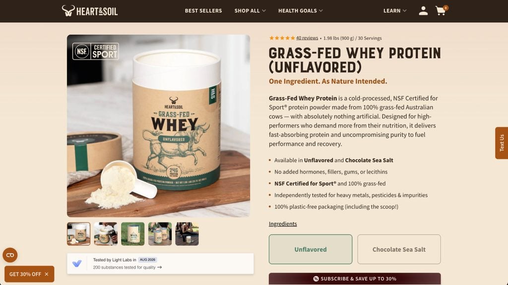 Best Beef Protein Powders Compared + What to Look For | Heart & Soil Supplements